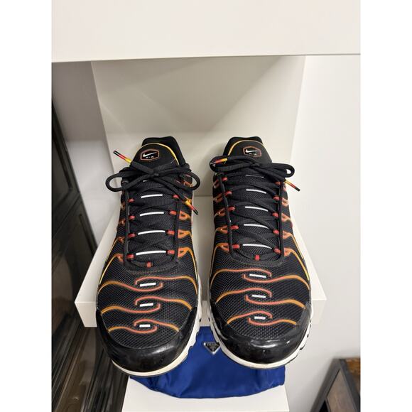 Nike Air Max Plus TN Reverse Sunset Shoes Black Orange Shoes DC6094-001 Men’s 13